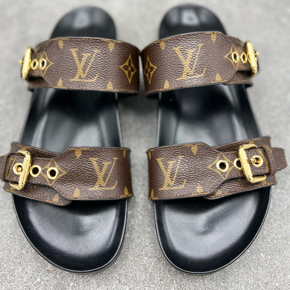 LOUIS VUITTON Bom Dia Flat Mule